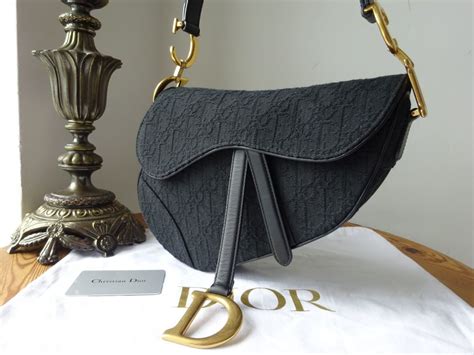 dior saddle oblique black|Dior oblique saddle bag vintage.